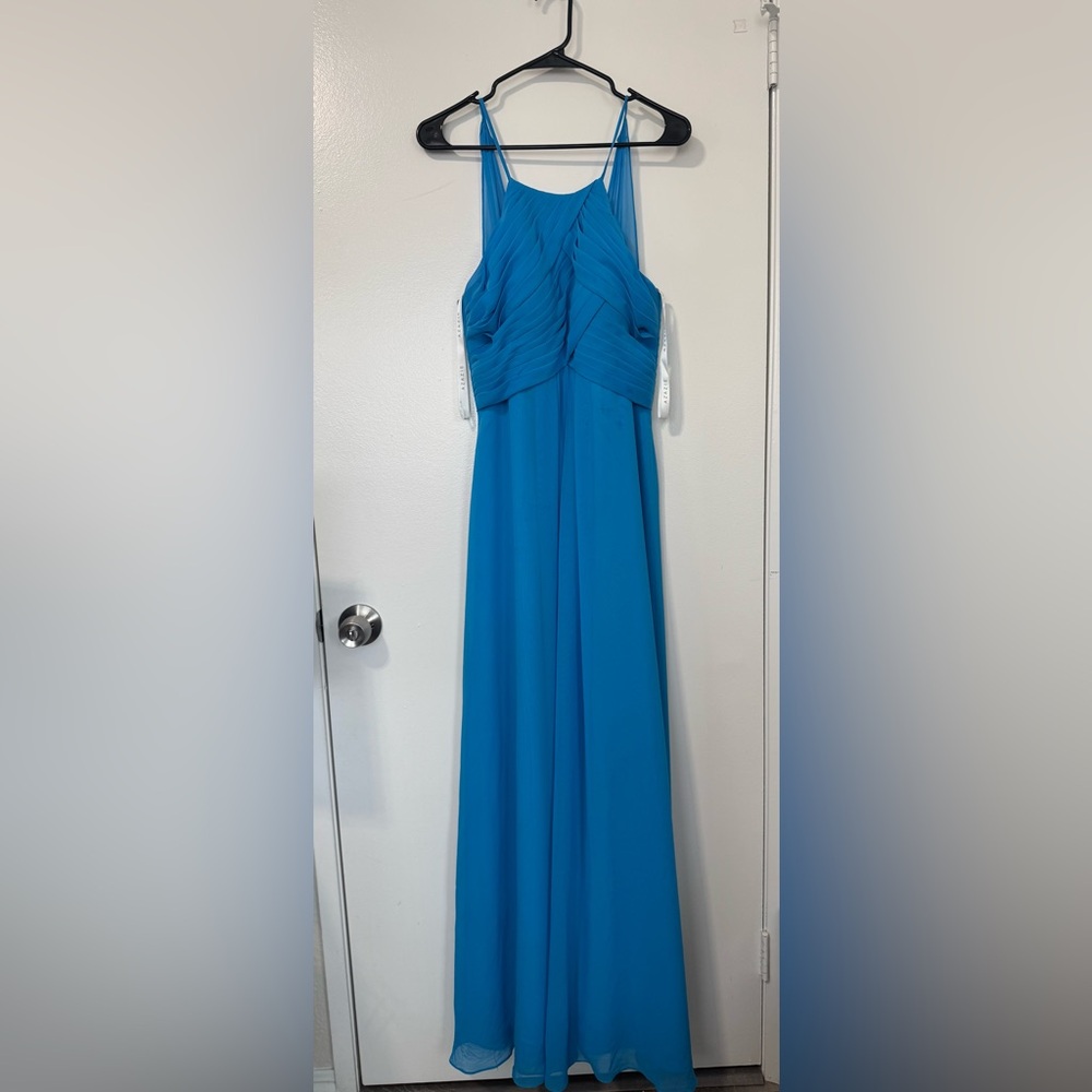 Azazie Vibrant Blue Maxi Dress